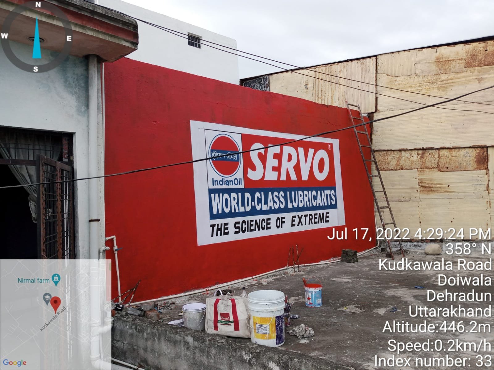 SERVO IndianOil Lubricants Wall Painting